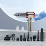 ⁦مكنسة كهربائية صغيرة للسيارة من SZUK بقوة 985000 باسكال، مكنسة يدوية لاسلكية، جهاز تنظيف قوي وفعال، مكنسة كهربائية محمولة للسيارة⁩ - الصورة ⁦12⁩