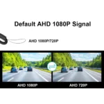 ⁦كاميرا QMKJ بزاوية 360 درجة، بدقة 720P/1080P AHD 8K وعدسة ذهبية، نظام رؤية علوي للسيارة، ملحقات للرؤية الأمامية/الخلفية، راديو أندرويد⁩ - الصورة ⁦5⁩