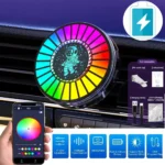 ⁦أضواء إيقاعية موسيقية للسيارة، إضاءة LED جوية، معطر جو، تحكم صوتي، تطبيق⁩ - الصورة ⁦11⁩