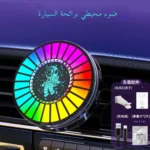 ⁦أضواء إيقاعية موسيقية للسيارة، إضاءة LED جوية، معطر جو، تحكم صوتي، تطبيق⁩ - الصورة ⁦6⁩