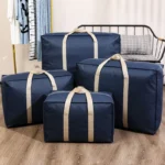 ⁦حقائب سفر كبيرة جدًا مقاومة للماء، حقيبة أمتعة خارجية متنقلة قابلة للطي، حقيبة سفر، أداة تعبئة وتخزين منزلية⁩ - الصورة ⁦5⁩