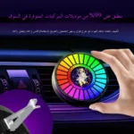 ⁦أضواء إيقاعية موسيقية للسيارة، إضاءة LED جوية، معطر جو، تحكم صوتي، تطبيق⁩ - الصورة ⁦2⁩