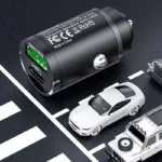 ⁦شاحن سيارة بقوة 100 واط، شحن سريع عبر منفذ USB لأجهزة iPhone بتقنية QC3.0 Mini PD، شاحن هاتف سيارة من النوع C لأجهزة Samsung وHuawei وXiaomi⁩ - الصورة ⁦2⁩