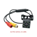 ⁦كاميرا رؤية خلفية للسيارة بزاوية واسعة عالية الدقة، كاميرا فيديو خلفية، كاميرا الرجوع للخلف، كاميرا رؤية ليلية LED 4/8/12، كاميرا ركن السيارة⁩ - الصورة ⁦10⁩